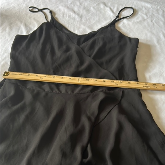 Express Black Chemise with Adjustable Straps - Picture 2 of 7